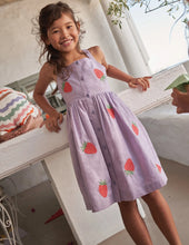 Load image into Gallery viewer, NWT Mini Boden Button Through Pinafore Dress