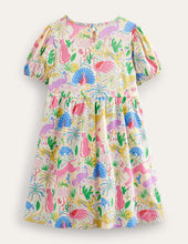 Load image into Gallery viewer, NWOT Mini Boden Puff Sleeve Dress