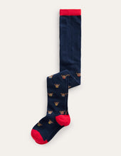 Load image into Gallery viewer, NWT Mini Boden Patterned Tights