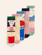 Load image into Gallery viewer, NWT Mini Boden Socks 5 Pack