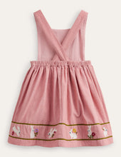Load image into Gallery viewer, NWT Mini Boden Cord Applique Pinafore