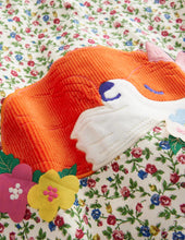 Load image into Gallery viewer, NWOT Mini Boden Puff Sleeve Appliqué T-shirt