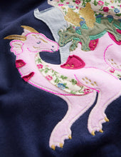 Load image into Gallery viewer, MWT Mini Boden Logo Applique Sweatshirt