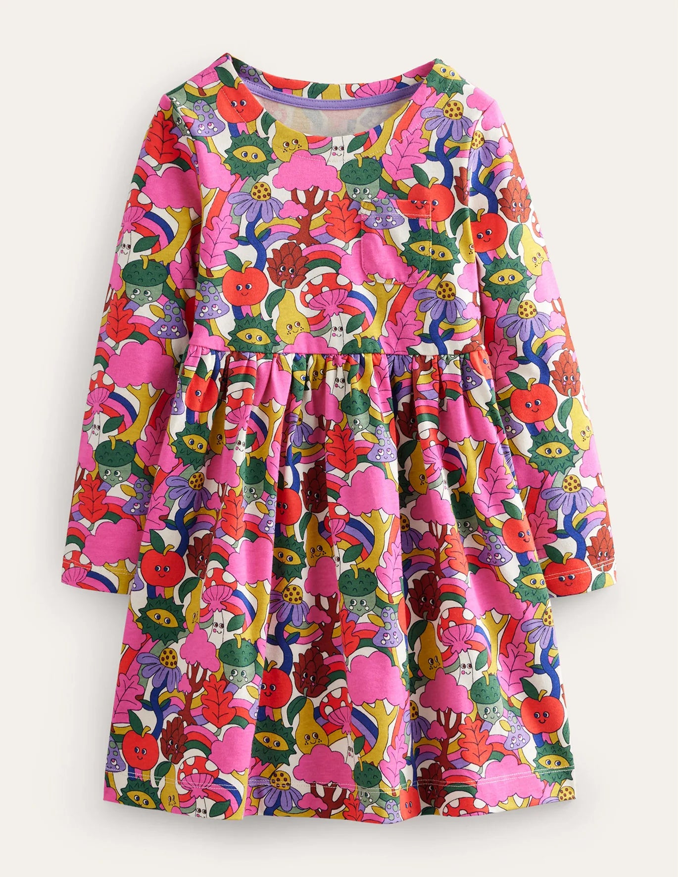 NWT Mini Boden Long Sleeve Fun Jersey Dress NWT Mini Boden Long Sleeve Fun Jersey Dress