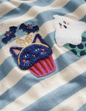 Load image into Gallery viewer, NWT Mini Boden Halloween Appliqué Cotton Top