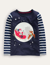 Load image into Gallery viewer, NWT Mini Boden Festive Applique T-shirt