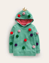 Load image into Gallery viewer, NWT Mini Boden Novelty Christmas Tree Sweat