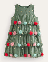 Load image into Gallery viewer, NWT Mini Boden Christmas Tree Tulle Dress
