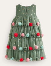 Load image into Gallery viewer, NWT Mini Boden Christmas Tree Tulle Dress