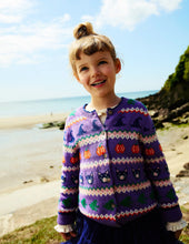 Load image into Gallery viewer, NWOT Mini Boden Halloween Fair Isle Cardigan