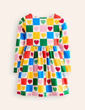 Load image into Gallery viewer, NWOT Mini Boden Long Sleeve Fun Jersey Dress