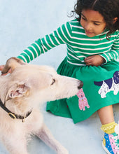 Load image into Gallery viewer, NWT Mini Boden Appliqué Hem Jersey Dress