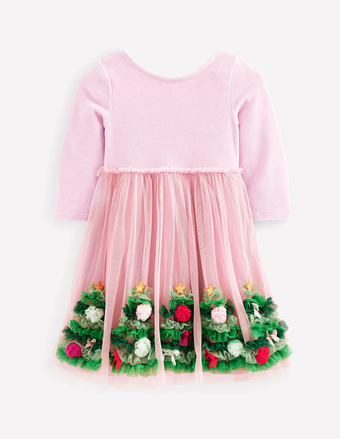 mini boden velvet tulle dress Velvet Tulle Appliqué Dress Girls Kids Boden