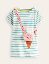 Load image into Gallery viewer, NWOT Mini Boden Fun Pocket Appliqué Tunic