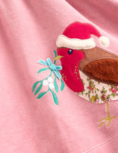 Load image into Gallery viewer, NWOT Mini Boden Twirly Velour Appliqué Dress