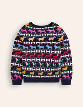 Load image into Gallery viewer, NWT Mini Boden Edie Fair Isle Cardigan