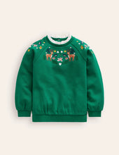 Load image into Gallery viewer, NWT Mini Boden Embroidered Sweat