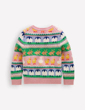 Load image into Gallery viewer, NWT Mini Boden Edie Fair Isle Cardigan