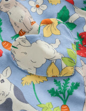 Load image into Gallery viewer, NWOT Mini Boden Heart Pocket Fun Jersey Dress