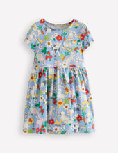 Load image into Gallery viewer, NWOT Mini Boden Heart Pocket Fun Jersey Dress