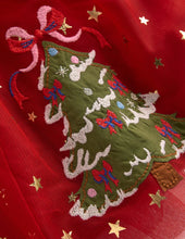 Load image into Gallery viewer, NWT Mini Boden Velour Tulle Appliqué Dress