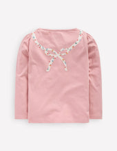 Load image into Gallery viewer, NWT Mini Boden Puff Sleeve Appliqué T-shirt