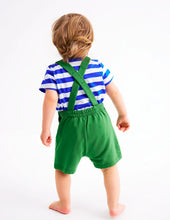 Load image into Gallery viewer, NWOT Mini Boden Jersey Dungaree Set
