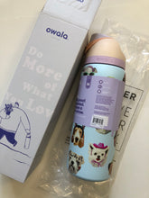 Load image into Gallery viewer, NWT Owala 32 OZ Dog Collage FreeSip Stainless Steel Water Bottle