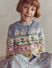 Load image into Gallery viewer, NWOT Mini Boden Edie Fair Isle Cardigan