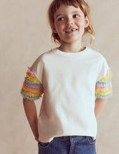 Load image into Gallery viewer, NWT Mini Boden Fun Tulle Top (White)