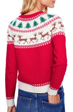 Load image into Gallery viewer, NWOT Boden Edie Holiday Fair Isle Crewneck Sweater