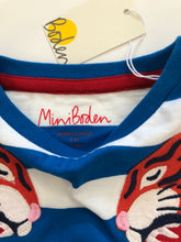 Load image into Gallery viewer, NWT Mini Boden Big Cat Appliqué T-shirt