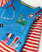 Load image into Gallery viewer, NWOT Mini Boden Appliqué Pocket Doctor Tunic