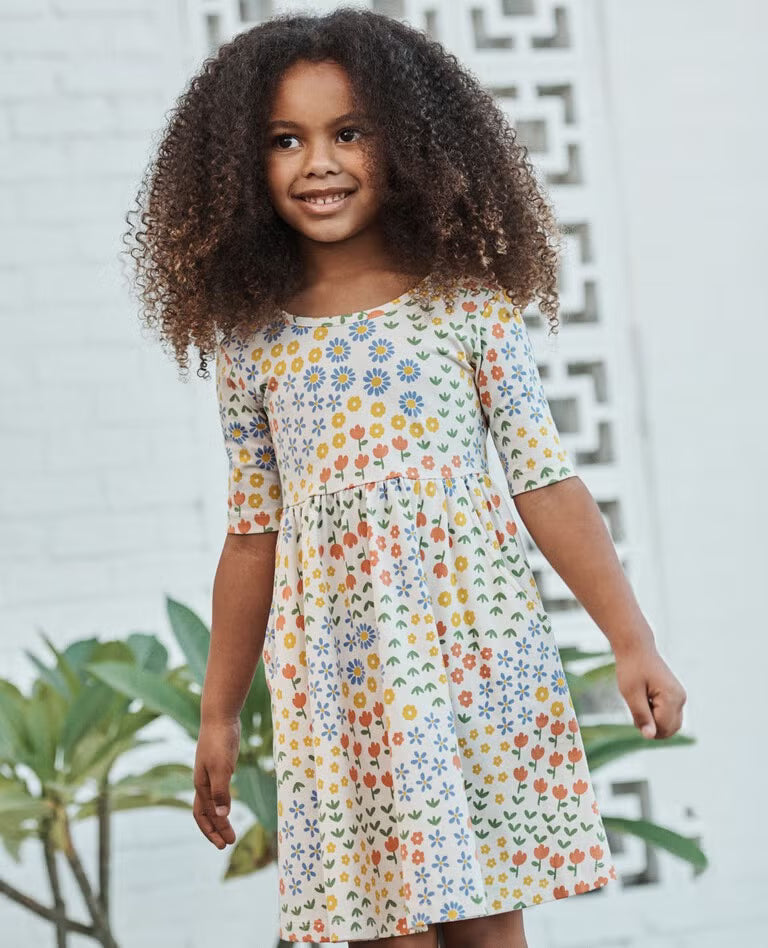 hanna andersson skater dress Long Sleeve Skater Dress with Pockets