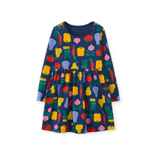 Load image into Gallery viewer, NWOT Hanna Andersson Happy Veggies Pocket Dress