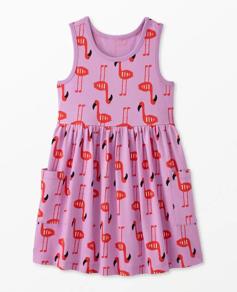 NWOT Hanna Andersson Play Dress with Pockets  Mini World Explorers