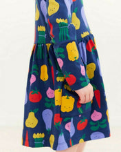 Load image into Gallery viewer, NWOT Hanna Andersson Happy Veggies Pocket Dress