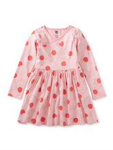 Load image into Gallery viewer, NWT Tea Collection Long Sleeve Wrap Neck Dress