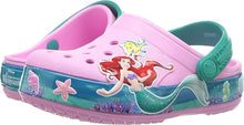 Load image into Gallery viewer, NWT Crocs Girls Princess Ariel Clogs| Water Shoes-FREE 4 pc Charms