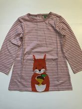Load image into Gallery viewer, NWOT Mini Boden Front and Back Appliqué Squirrel Dress
