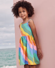 Load image into Gallery viewer, NWOT Hanna Andersson Sleeveless Asymmetrical Skater Dress with Pockets