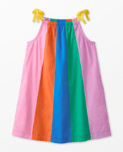 Load image into Gallery viewer, NWOT Hanna Andersson Rainbow Colorblock Pillowcase Dress