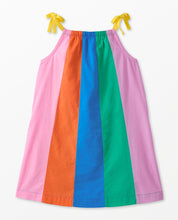 Load image into Gallery viewer, NWOT Hanna Andersson Rainbow Colorblock Pillowcase Dress