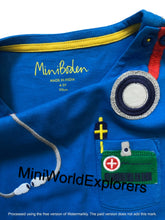 Load image into Gallery viewer, NWOT Mini Boden Appliqué Pocket Doctor Tunic