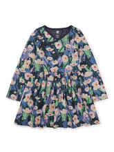 Load image into Gallery viewer, NWT Tea Collection Long Sleeve Wrap Neck Dress