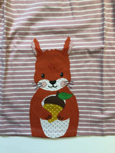 Load image into Gallery viewer, NWOT Mini Boden Front and Back Appliqué Squirrel Dress
