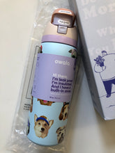 Load image into Gallery viewer, NWT Owala 32 OZ Dog Collage FreeSip Stainless Steel Water Bottle