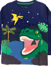 Load image into Gallery viewer, NWOT Mini Boden Adventure Applique Dinosaur T-shirt