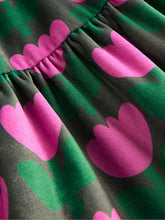 Load image into Gallery viewer, NWT Mini Boden Tiered Velour Dress