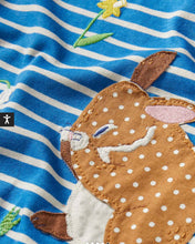 Load image into Gallery viewer, NWOT Mini Boden Short Sleeve Embroidered Dress